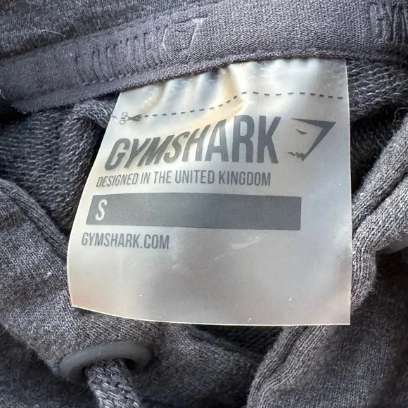 Gymshark Grey Hoodie Open Back Size Small - Picture 3 of 3